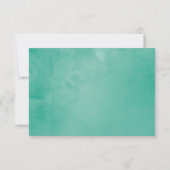 Desert Cactus Succulents Wedding RSVP Kaartje (Achterkant)