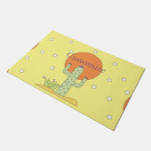 Desert Cactus Sun Thunder_Cove Deurmat (Schuin)