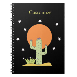 Desert Cactus Sun Thunder_Cove Notitieboek