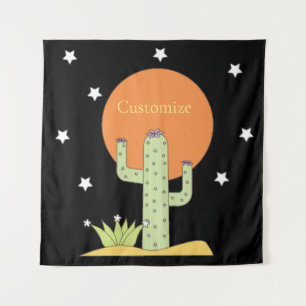 Desert Cactus Sun Thunder_Cove Wandkleed