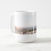 Desert Cactus Sunset, Arizona tasse de café (Devant gauche)