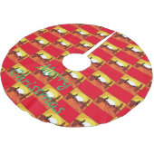 Desert Cactus Sunset Thunder_Cove Kerstboom Rok (Gekanteld)