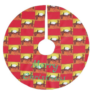 Desert Cactus Sunset Thunder_Cove Kerstboom Rok