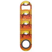 Desert Cactus Sunset Thunder_Cove Speed Flessenopener (Voorkant)