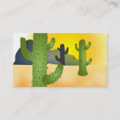 Desert Cactus Visitekaartje (Achterkant)