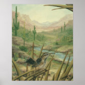 Desert Cactus Wren Poster (Voorkant)