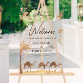 Desert Camel Muslim Wedding Welcome