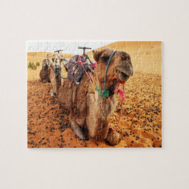 Desert Camels Jigzaag Puzzle Legpuzzel