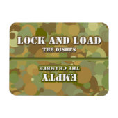 Desert Camo Lock in Load Dishwasher Magneet (Horizontaal)