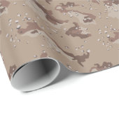 Desert Camo Masculine Design Cadeaupapier (Rol Hoek)