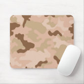 Desert Camo Mousepad Muismat (Met muis)