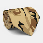 Desert Camo Stropdas (Opgerold)