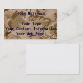 Desert Camo Visitekaartje (Voorkant / Achterkant)