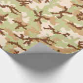 Desert camouflage cadeaupapier (Hoek)
