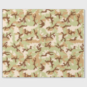 Desert camouflage cadeaupapier (Vlak)