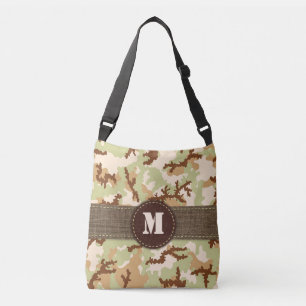 Desert camouflage crossbody tas