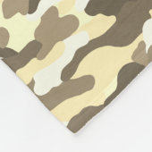 Desert Camouflage Fleece Deken (Hoek)