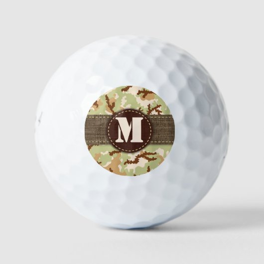 Desert camouflage golfballen (Voorkant)