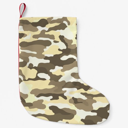 Desert Camouflage Kleine Kerstsok (Voorkant)