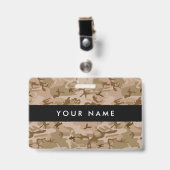 Desert Camouflage, leger, leger Badge (Voorkant met clip)