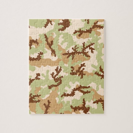 Desert camouflage legpuzzel (Verticaal)