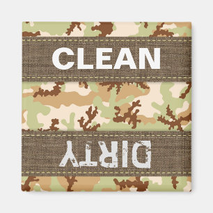 Desert camouflage magneet