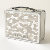 Desert Camouflage Metalen Lunchbox (Achterkant)