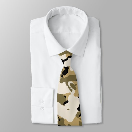 Desert Camouflage Necktie Stropdas (Gebonden)