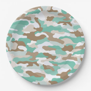 Desert Camouflage Papieren Bordje