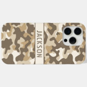 Desert Camouflage Personalized Case-Mate iPhone Case (Achterkant (horizontaal))