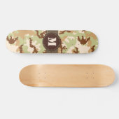 Desert camouflage skateboard (Horizontaal)