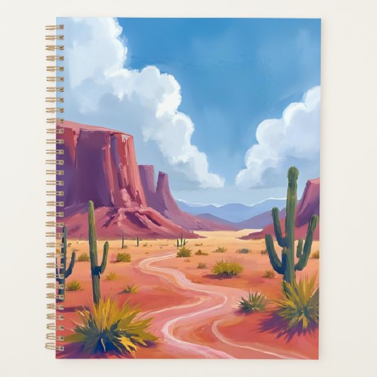 Desert Canyon | Cactus Nature Landscape Planner (Voorkant)