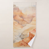 Desert Canyon Waterverf Badhanddoek (Badhanddoek)
