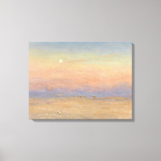 Desert Caravan Canvas Afdruk (Voorkant)