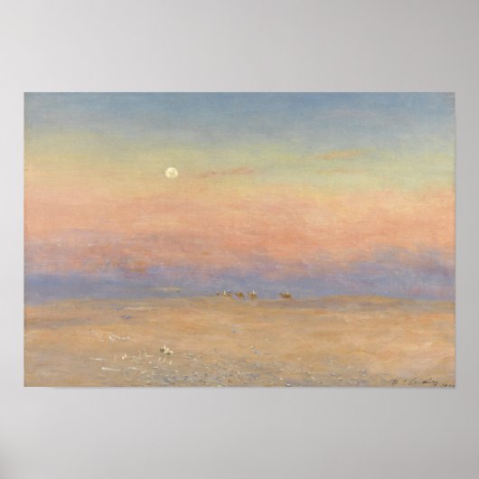 Desert Caravan Poster (Voorkant)