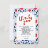 Desert Chic Baby shower Bedankkaart (Voorkant)