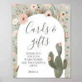 Desert Chic Baby shower Poster (Voorkant)