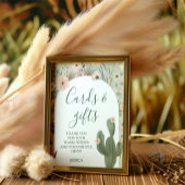 Desert Chic Baby shower Poster