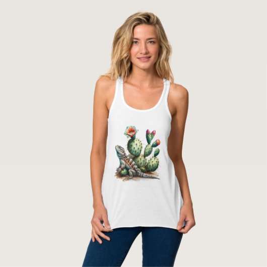 Desert Chuckwalla Tanktop (Volledige Voorkant)