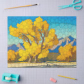Desert Cottonwoods van After Maynard Dixon Tissuepapier (Craft)
