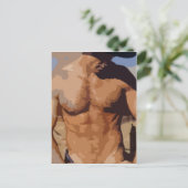 Desert Cowboy Briefkaart (Staand voorkant)