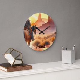Desert Cowboy Grote Klok