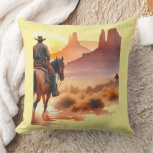 Desert Cowboy Kussen