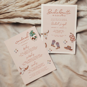 Desert Cowgirl Bachelorette Weekend Kaart