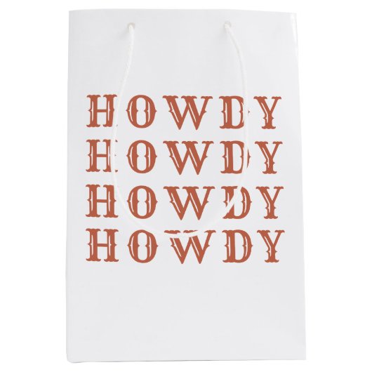 Desert Cowgirl Last Rodeo Medium Cadeauzakje (Voorkant)