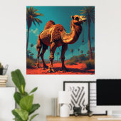 Désert d'Arabie pittoresque pour décoration intéri (Bureau à domicile)