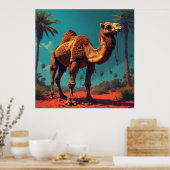 Désert d'Arabie pittoresque pour décoration intéri (Cuisine)