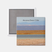 Désert d'Atacama, aimant du Chili (Recto/Verso)