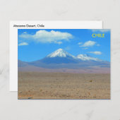 Désert d'Atacama, Chili Carte postale (Devant / Derrière)