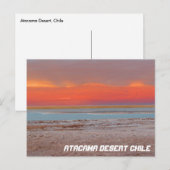 Désert d'Atacama, Chili Carte postale (Devant / Derrière)